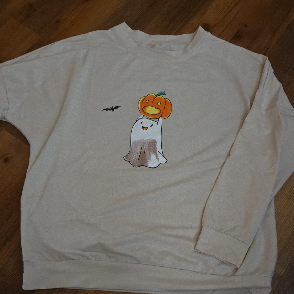 halloween theme spooky cute lightweight pullover